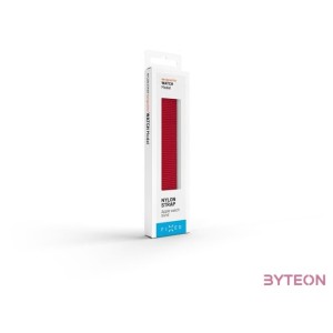 FIXED nylon sportos óraszíj Apple Watch 42,44,45mm-es okosórához, piros FIXNST2-434-RD