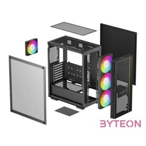 DeepCool Matrexx 55 Mesh V4 C Tempered Glass Black