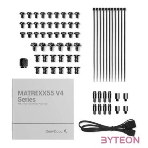 DeepCool Matrexx 55 Mesh V4 C Tempered Glass Black