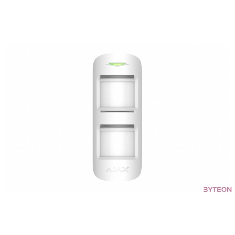 AJAX MotionProtect Outdoor WH vezetéknélküli kültéri dual PIR fehér mozgásérzékelő