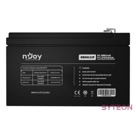 Njoy 12V,9Ah szünetmentes akkumulátor 1db,csomag