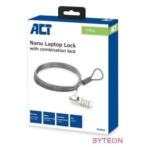 ACT AC9025 Nano Laptop Lock with combination lock