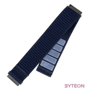 FIXED nylon sportos óraszíj Apple Watch 42,44,45mm-es okosórához, sötétkék FIXNST2-434-DBL