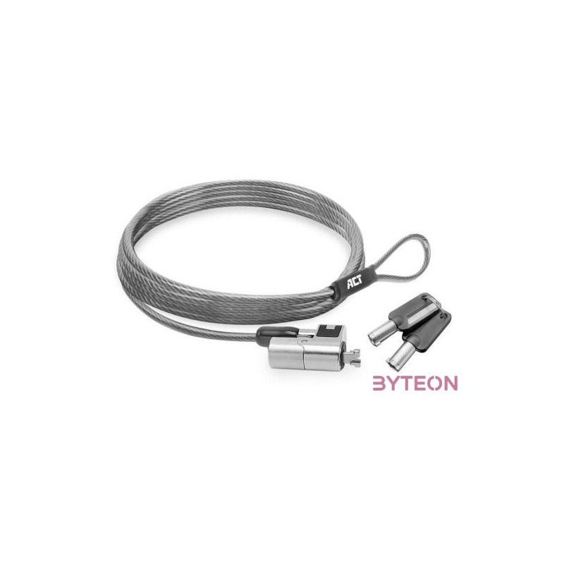 ACT AC9030 Nano Laptop Lock with keys