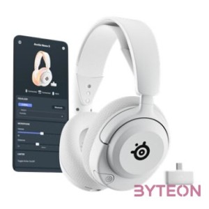 Steelseries Arctis Nova 5 Wireless Bluetooth Gaming Headset White