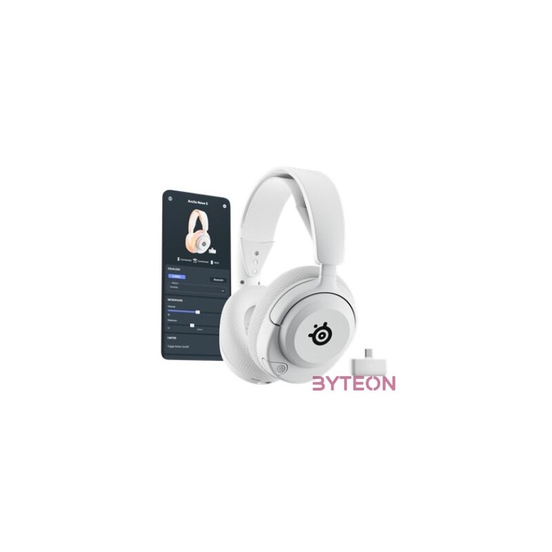 Steelseries Arctis Nova 5 Wireless Bluetooth Gaming Headset White