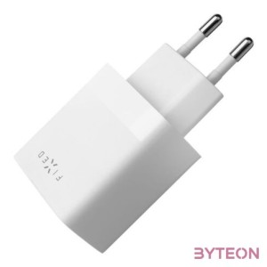 FIXED hálózati töltő, 2USB-A kimenet, 17W, fehér