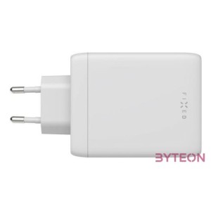 FIXED hálózati töltő 3xUSB-C 1xUSB-A kimenet, GaN technológia,PD 3.0, 100W, fehér