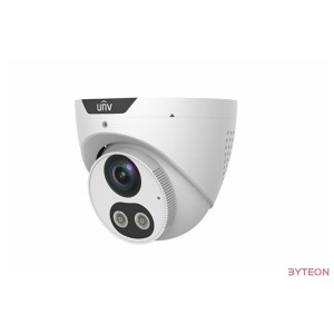 Uniview Prime-I 4MP Tri-Guard turret dómkamera, 4mm fix objektívvel, mikrofonnal és hangszóróval