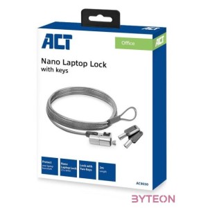 ACT AC9030 Nano Laptop Lock with keys