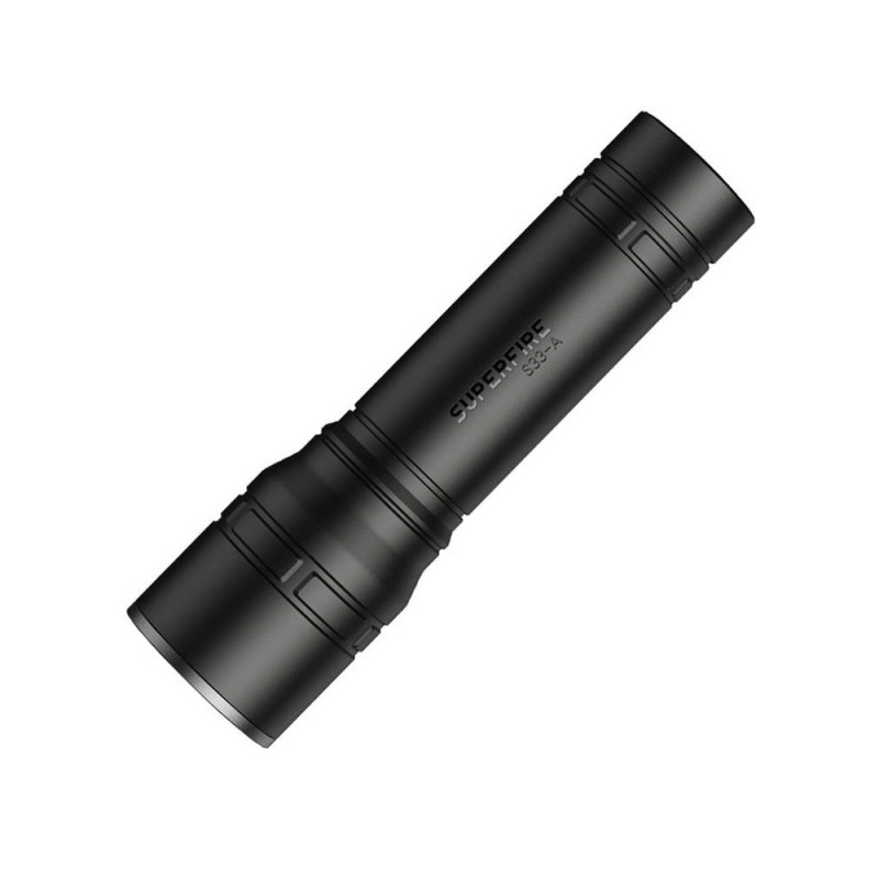 Flashlight Superfire S33-A, USB (fekete)