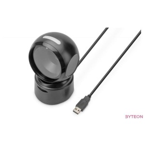 Digitus 2D Desktop USB Barcode Vonalkódolvasó Black