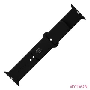 FIXED szilikon sportos óraszíj Apple Watch 38,40,41mm-es okosórákhoz, fekete