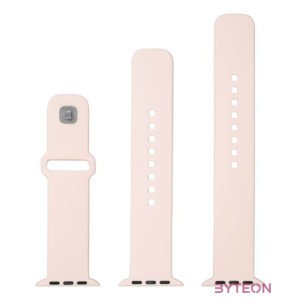 FIXED Sporty szilikon szíj az Apple Watch 42,44,45mm-es okosórákhoz, pink