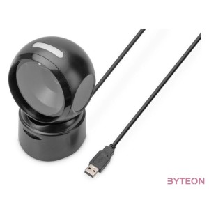 Digitus 2D Desktop USB Barcode Vonalkódolvasó Black