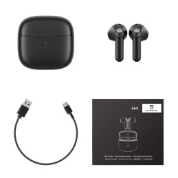 Soundpeats Air 3 fülhallgató (black)