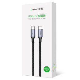 UGREEN US316 Type C to Type C Cable, 100W, 3m (fekete)