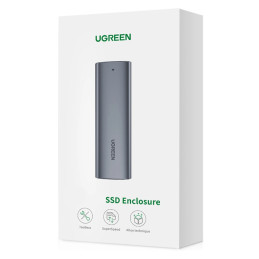 UGREEN CM400 M.2 B-Key merevlemez ház, NGFF, SATA (szürke)