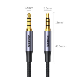 UGREEN AV183 Mini jack kábel 3.5 mm, AUX, 2m (fekete)