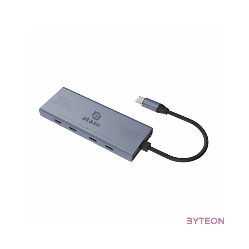 HUB USB Akasa 10Gbps USB Type-C 4 Port Hub, 4xType-C