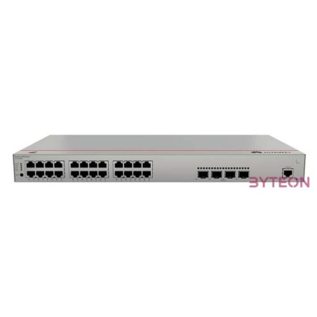 Huawei eKit Switch 24x1000Mbps (400W POE)  4x10GE (SFP)  1konzol port, iStack, Rackes - S310-24P4X