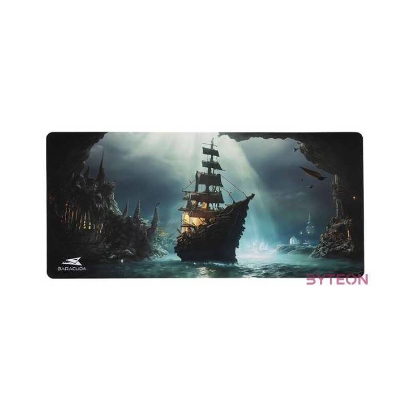 BARACUDA GHOSTSHIP, BGMP-02 gamer szövet egérpad 750x350mm