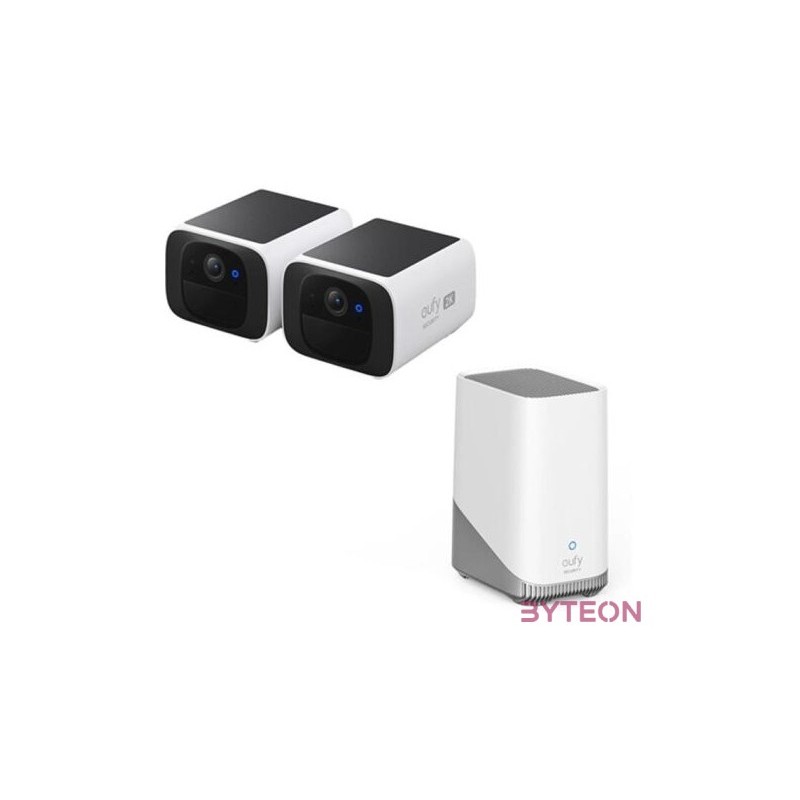 ANKER EUFY Kamera, SoloCam S220  HomeBase 3, 2K, Beépített Napelem, AI arcfelismerés, WiFi-s, kültéri - E8134328