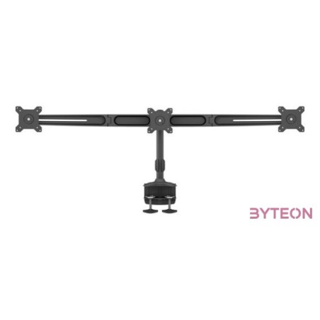 MULTIBRACKETS Asztali konzol (3 képernyős rögzítőkar), M VESA Desktopmount Triple Desk Clamp 15-24 (max.VESA100x100mm)