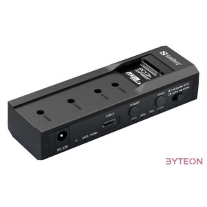 SANDBERG USB dokkoló, USB 3.2 Cloner and Dock for M2  NVMe  SATA