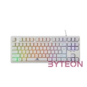 Baracuda W029919 KRILL-W, BGK-001114W fehér gamer billentyűzet, angol