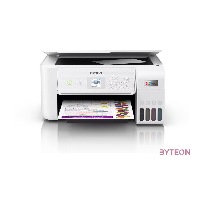 EPSON Tintasugaras nyomtató - EcoTank L3286 (A4, MFP, színes, 5760x1440 DPI, 33 lap,perc, USB,Wifi)