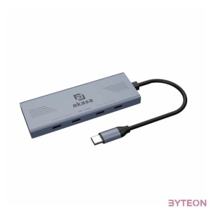 HUB USB Akasa 10Gbps USB Type-C 4 Port Hub, 4xType-C