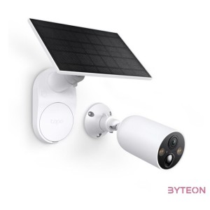 TP-LINK Wireless Kamera Cloud beltéri,kültéri  Okos Solar Panel IP65, TAPO C425 KIT