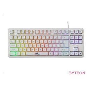 Baracuda W029919 KRILL-W, BGK-001114W fehér gamer billentyűzet, angol