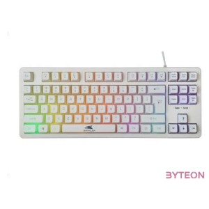 Baracuda W029919 KRILL-W, BGK-001114W fehér gamer billentyűzet, angol