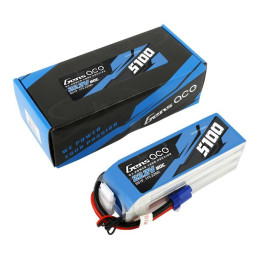 GensAce 5100mAh 22.2V 80C 6S1P EC5 akkumulátor