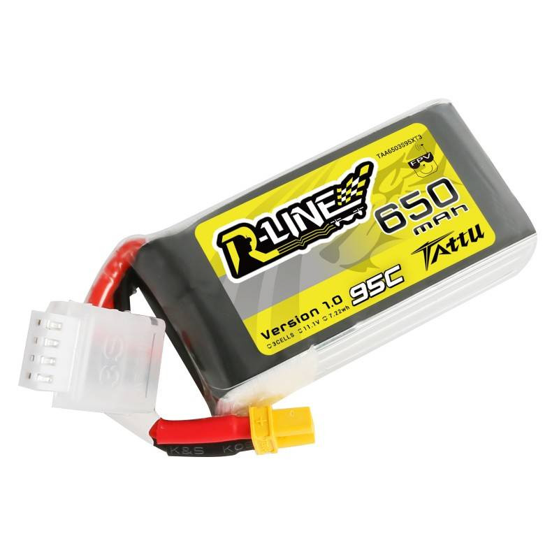 Tattu R-Line 650mAh 11.1V 95C 3S1P XT30 akkumulátor