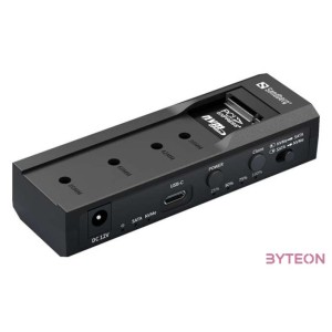 SANDBERG USB dokkoló, USB 3.2 Cloner and Dock for M2  NVMe  SATA