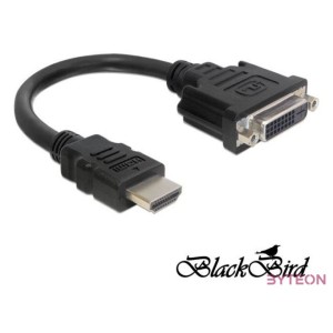 BLACKBIRD Átalakító HDMI-A male to DVI 245 female, 20cm