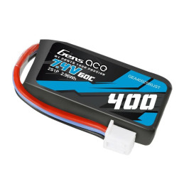 Gens Ace 400mAh 7.4V 60C 2S1P JST akkumulátor 7.4V 60C JST