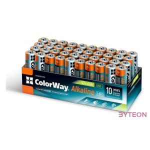 COLORWAY AAA alkáli elem, (40 darab)