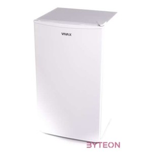 VIVAX TTR-93E hűtőszekrény, hűtő  93L, amiből felül a frissen tartó rekesz nettó 10L, megfordítható ajtónyitás,3 polc