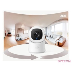 ANKER EUFY Kamera, C220 IndoorCam, 2K, 360 fokban elfogatható, AI Mozgás követő, WiFi-s, beltéri - T8W11321