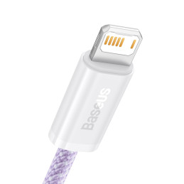 USB-kábel a Lightning Baseus Dynamic, 2,4A, 2m (Violet)