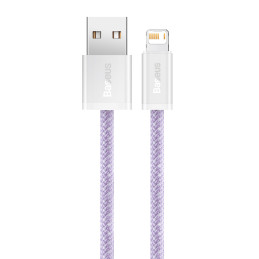 USB-kábel a Lightning Baseus Dynamic, 2,4A, 1m (violet)