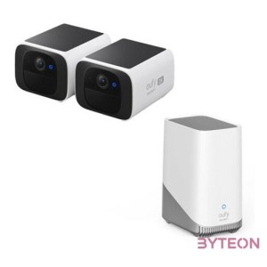 ANKER EUFY Kamera, SoloCam S220  HomeBase 3, 2K, Beépített Napelem, AI arcfelismerés, WiFi-s, kültéri - E8134328