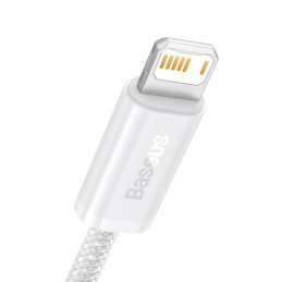 USB-kábel a Lightning Baseus Dynamic, 2,4A, 1m (fehér)