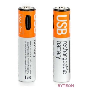 COLORWAY AAA újratölhető elem, USB-C 590 mAh 1.5B (Li-Polymer) (2pc.)