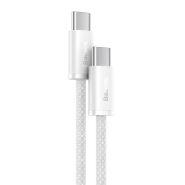 Baseus USB-C-USB-C kábel, 100 W, 1 m (fehér)