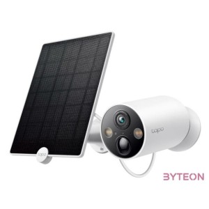 TP-LINK Wireless Kamera Cloud beltéri,kültéri  Okos Solar Panel IP65, TAPO C425 KIT